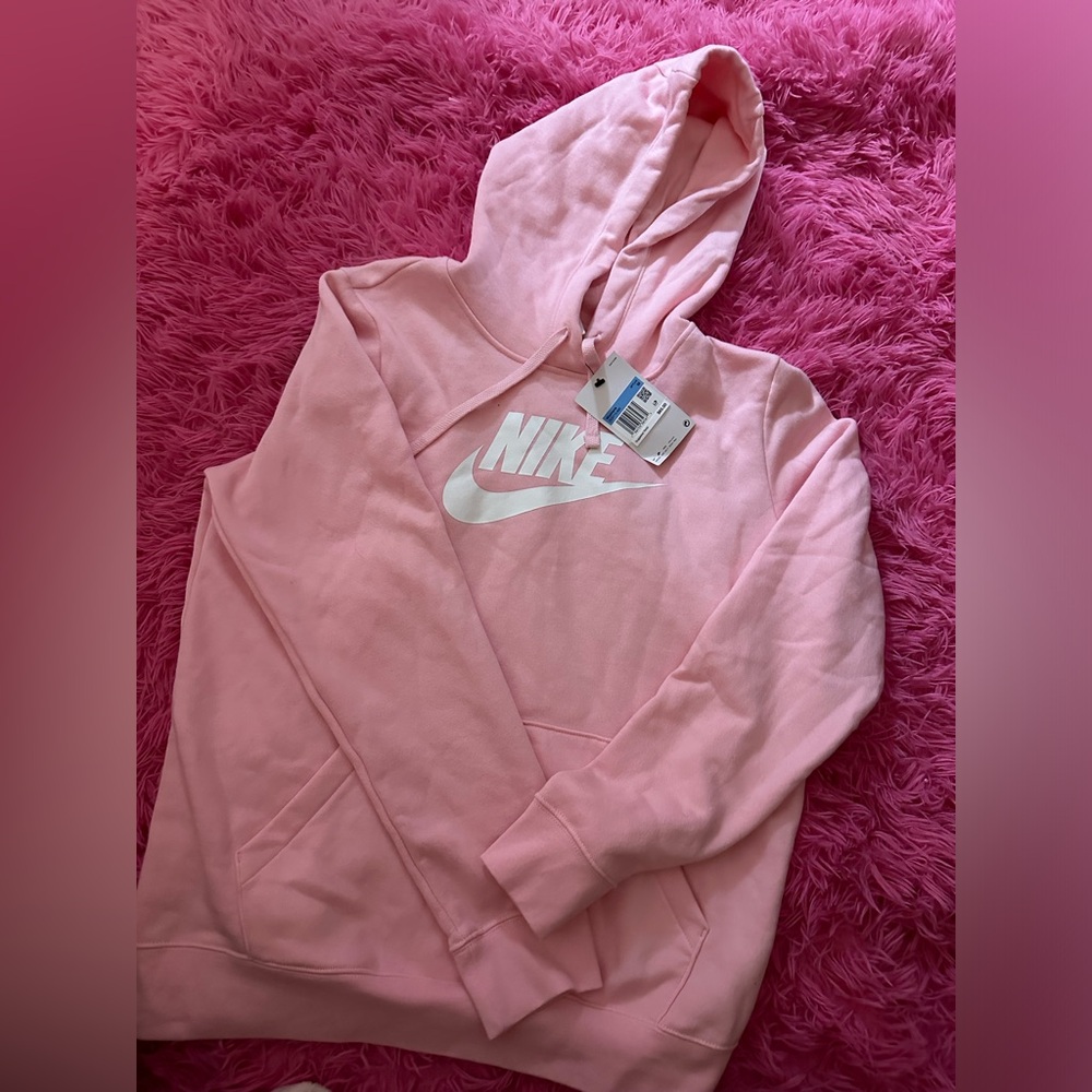 Pink nike hoodie